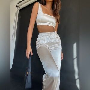 PRINCESS POLLY 2-PIECE SATIN SET